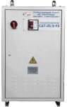 Стабилизатор напряжения трехфазный СДТ-100/3 Трехфазный стабилизатор напряжения СДТ-100/3 используется для защиты и обеспечения качественным электропитанием при несоответствии сети нормативным требованиям