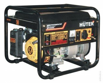 Электрогенератор Huter DY2500L Портативный бензиновый электрогенератор HUTER DY2500L мощностью 2 кВт предназначен в качестве резервного источника электроснабжения. 