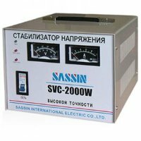 Стабилизатор напряжения однофазный Sassin SVC-2000