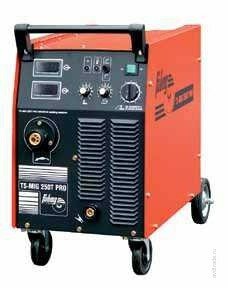Сварочный полуавтомат Fubag TS-MIG 250 T PRO 380В Напряжение 380 В. Сварочный ток в режиме MIG/MAG 40-250 А. Диаметр электрода 0,8/1,0 мм. Вес 91 кг 