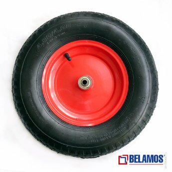 Пневматическое колесо Belamos для строительной одноколесной тачки (T309/T509/T709) Для тачек T309/T509/T709