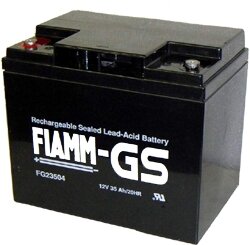 Аккумулятор FIAMM FG 23505 Аккумуляторная батарея  FG 23505 емкостью 35 Ач – хороший помощник в случаях, когда требуются автономный  или аварийный источник тока