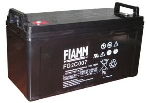 Аккумулятор FIAMM FG 2C007 Электролит батареи абсорбирован в стекловолокнистый наполнитель, который играет роль одновременно сепаратора