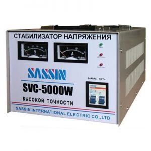Стабилизатор напряжения однофазный Sassin SVC-5000