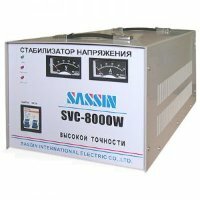 Стабилизатор напряжения однофазный Sassin SVC-8000